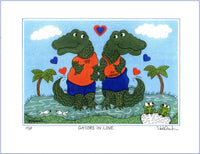 GATORS IN LOVE - University of Florida UF Alligators 8.5